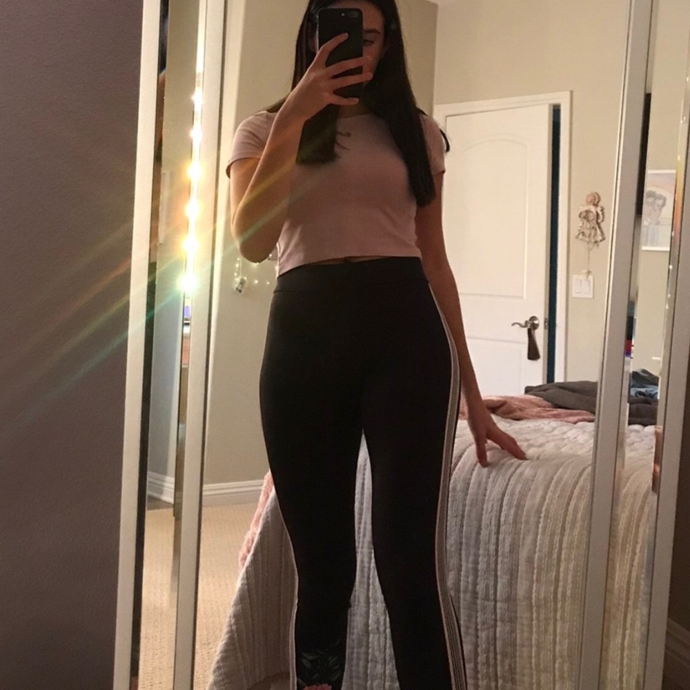 leggings with flower print